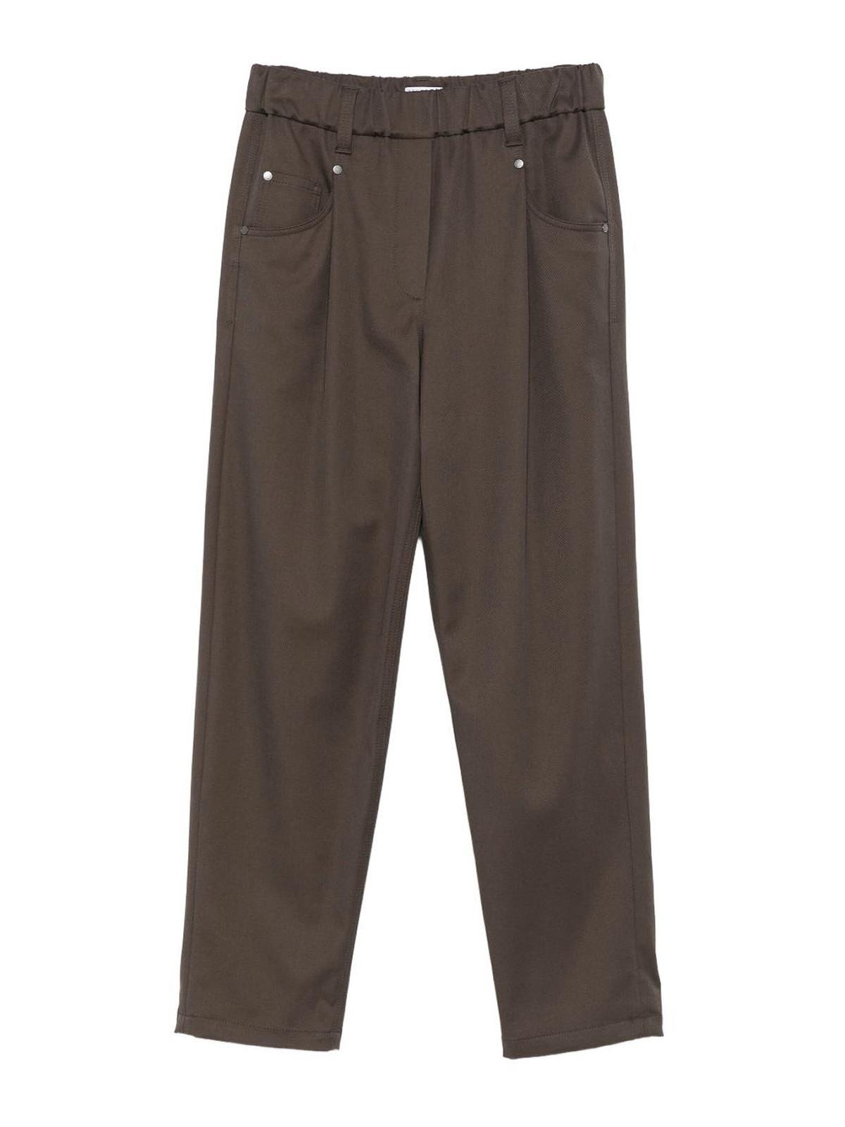 Brunello Cucinelli Pants for Women | Online Sale up to 53