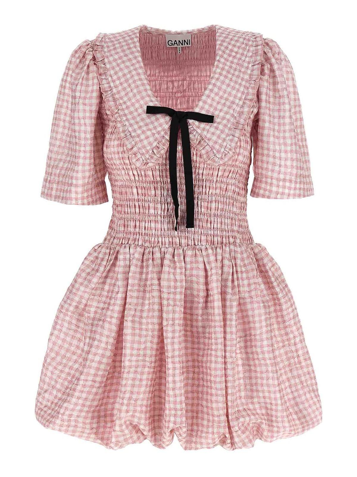 Pink Ganni Dresses for Women | Lyst