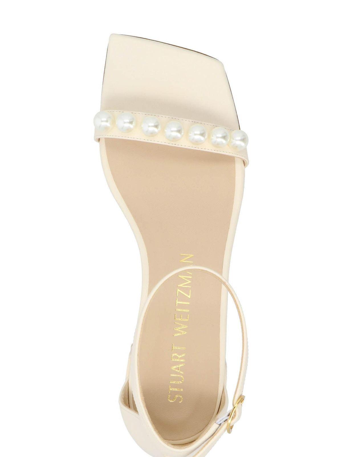 Stuart Weitzman Nudist June Sandals In in Natural Lyst UK