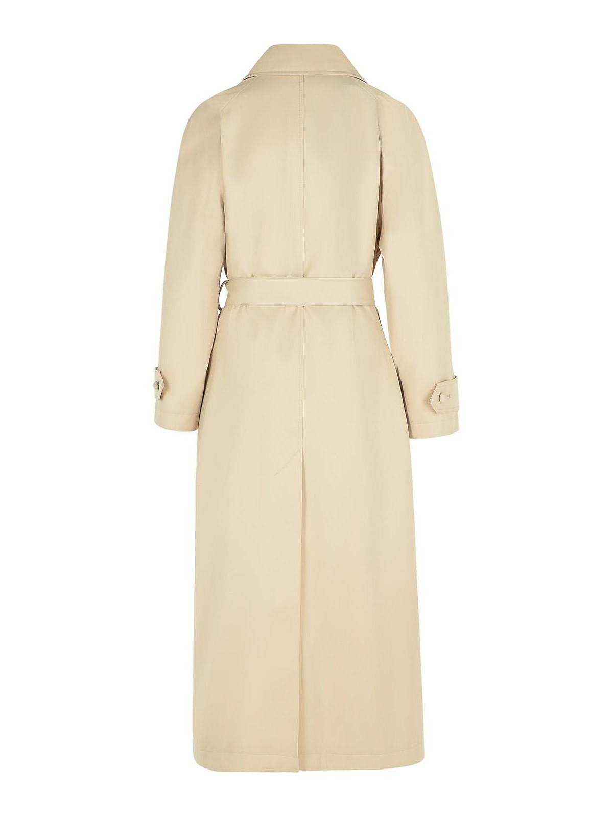 トレンチコート DOLCE&GABBANA BEIGE TRENCH IN COTTON DRILL Cotton drill trench coat in Beige for Women | Dolce&Gabbana®