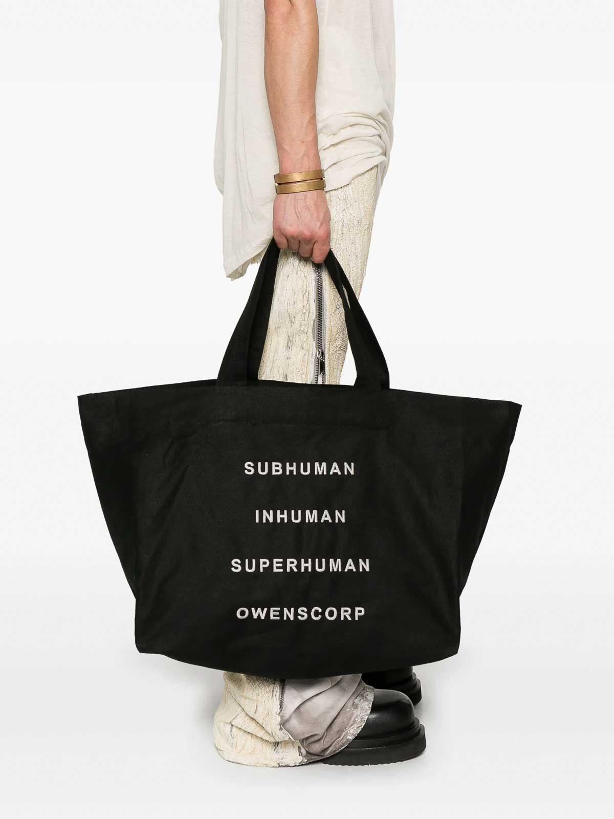 Rick Owens Beach Tote Bag in Black | Lyst