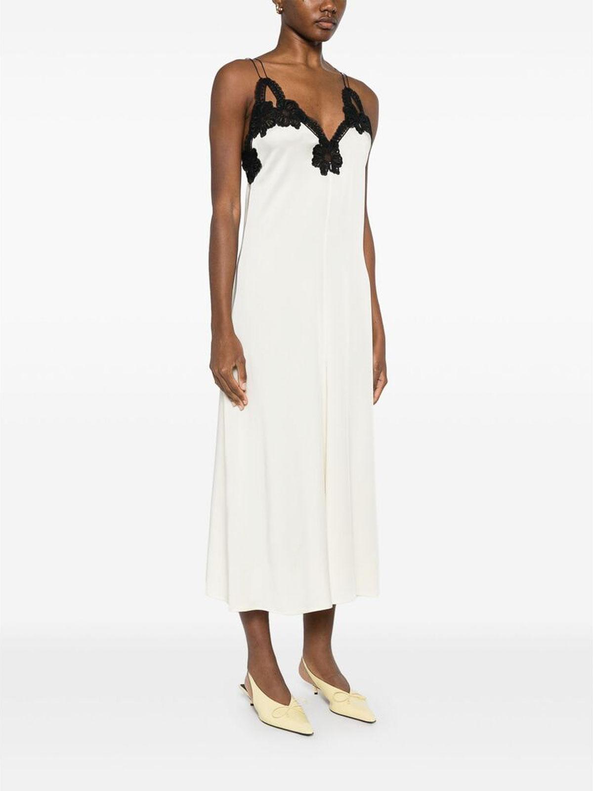 ワンピース Jil Sander White Cotton Dress Jil Sander White cotton chemisier dress | TheDoubleF