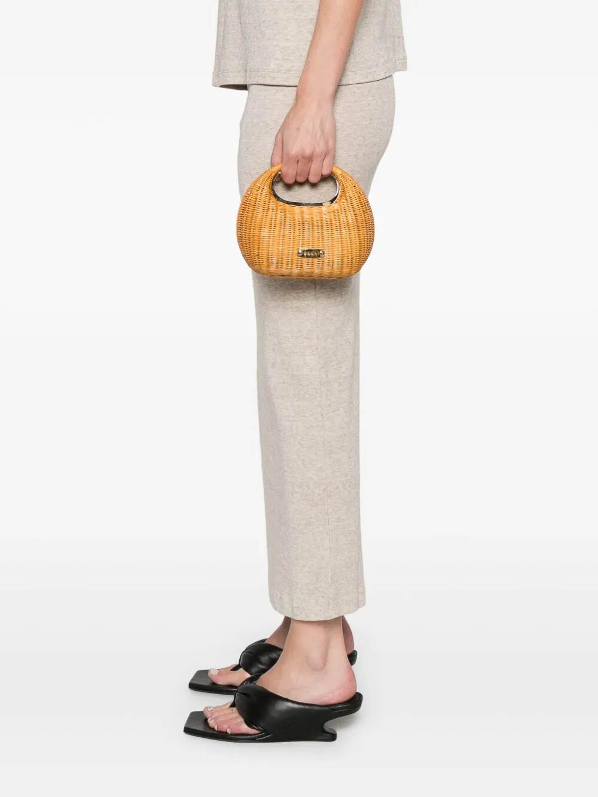 【sacai】Rattan Round Bag Rattan Round Bag Natural | SHOP BAZAAR