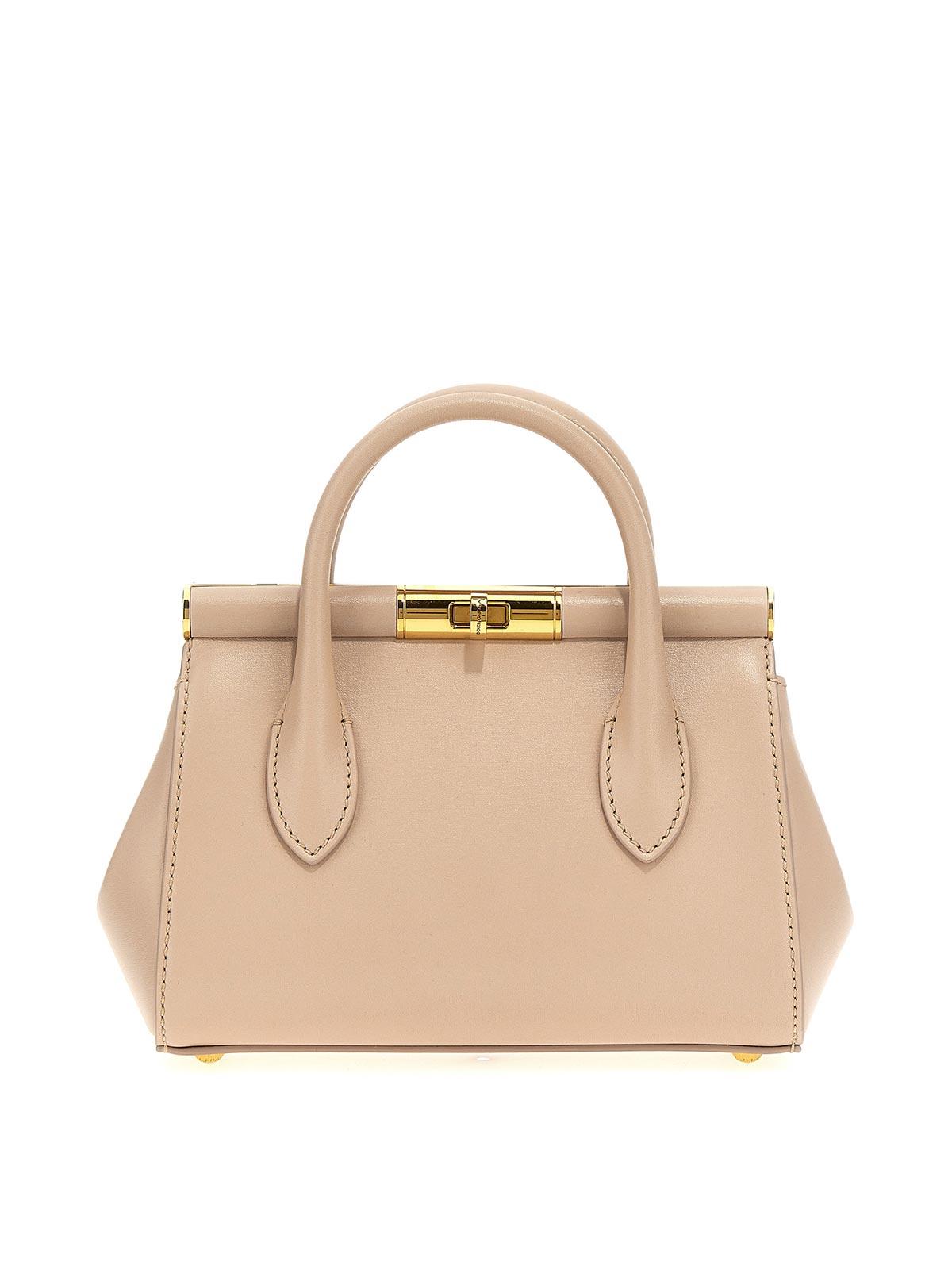 ショルダーバッグ・ポシェット Dolce&Gabbana Small Powder Pink Shoulder Bag Marlene Small Marlene shoulder bag in Beige for Women