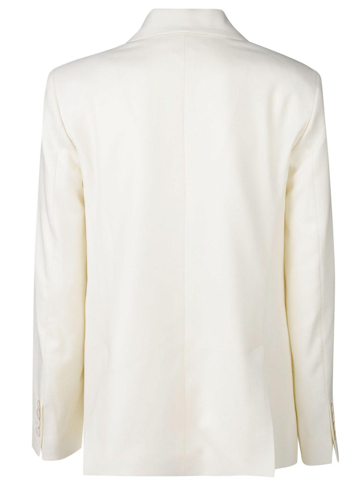 ジャケット MONTEDORO WHITE LINEN CASUAL JACKET Montedoro White Linen Casual Jacket In Multicolor | ModeSens
