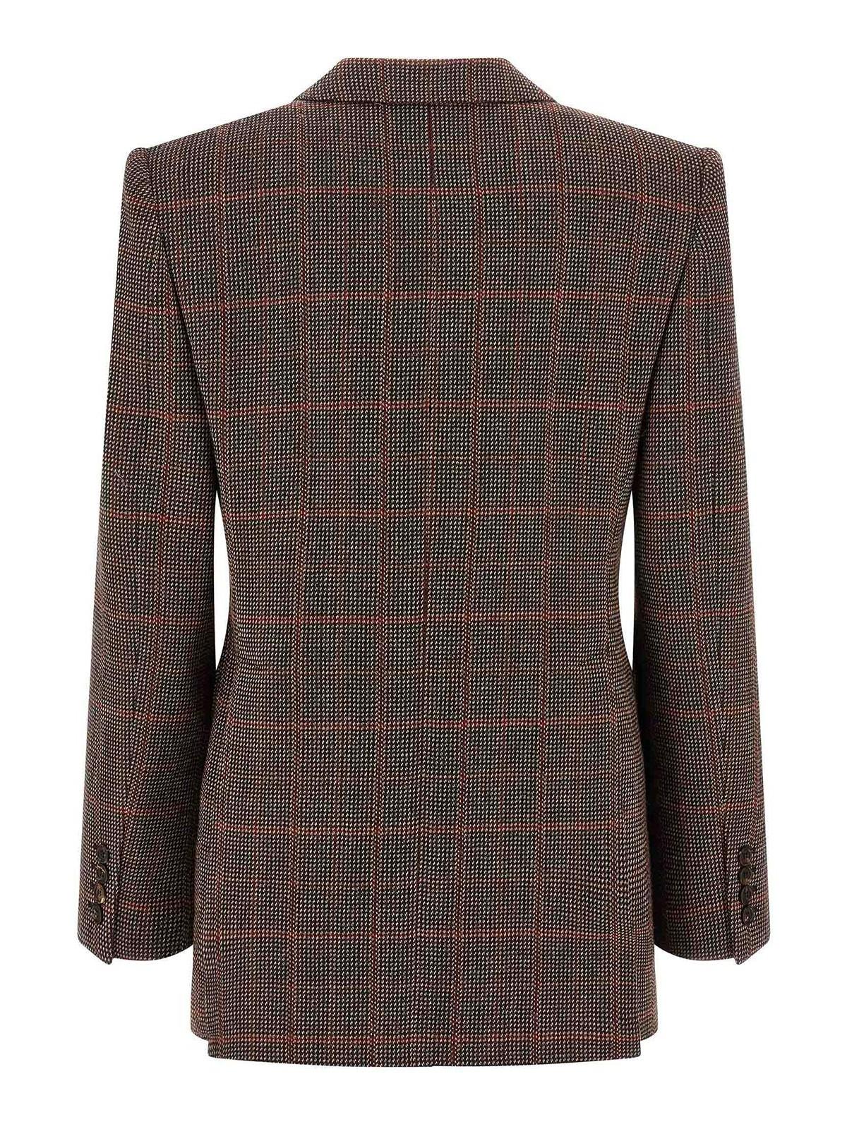 ジャケット Chloe Check Wool blazer Chloé Tailored Jacket In Check Wool | Chloé US