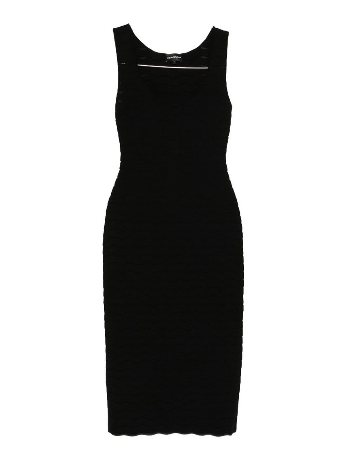 Black Emporio Armani Dresses for Women | Lyst