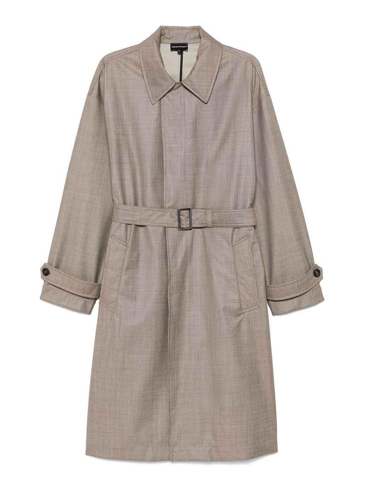ジャケット・アウター EMPORIO ARMANI LONG COAT Men's Coats | Emporio Armani