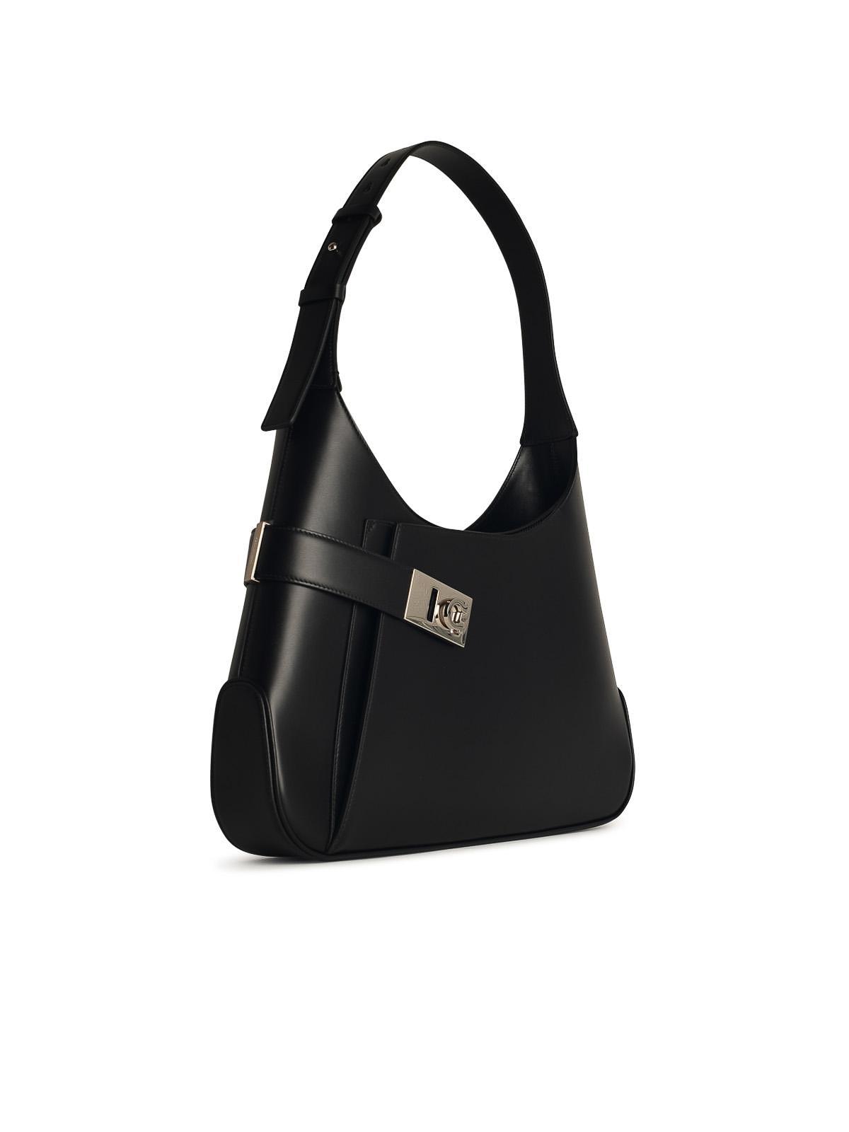 ハンドバッグ FERRAGAMO arch black matte leather bag Ferragamo Arch Matte Leather Bag in Black | Lyst