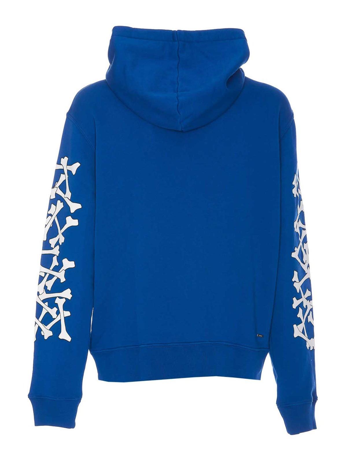 VELOUR HOODIE - BLUE | Parallel
