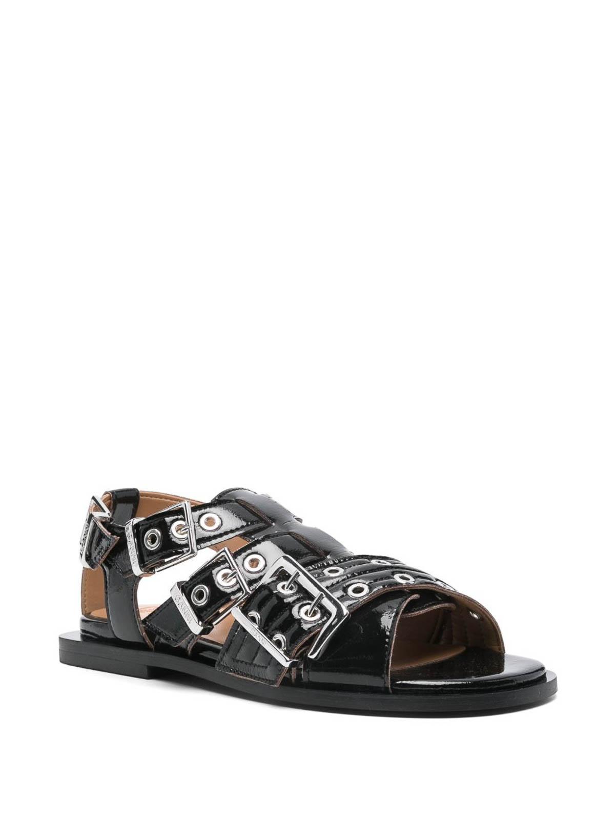 Ganni Flat sandals for Women | Online Sale up to 60% off | Lyst