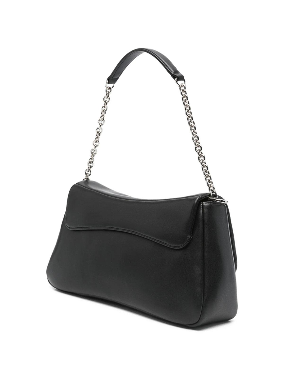 バッグ 00s EMPORIO ARMANI leather shoulder bag Flat leather shoulder bag with all-over embossed eagle | Emporio
