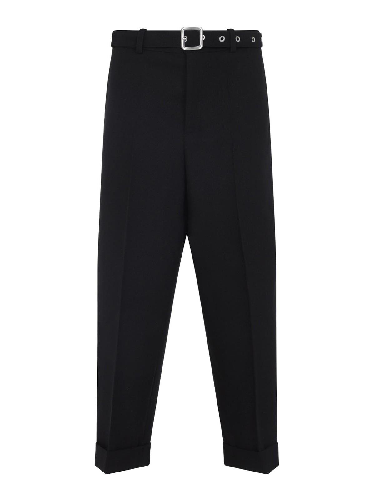 パンツ JIL SANDER Archive 00s Cotton Pants Jil Sander Men's Heavy Cotton Trousers in Sandstone Jil Sander