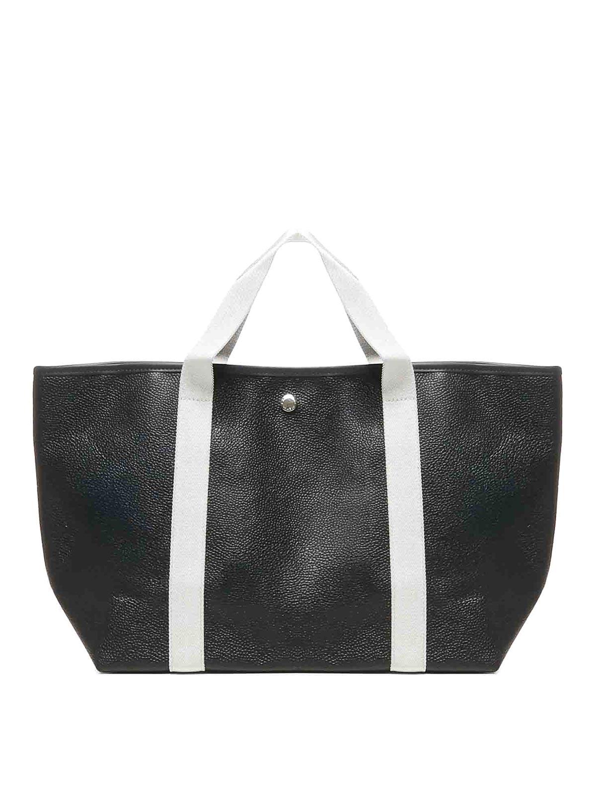 【関税&送料込】HERVE CHAPELIER Bags Black HERVE CHAPELIER - OFFICIAL WEBSITE - Bags made of pebbled