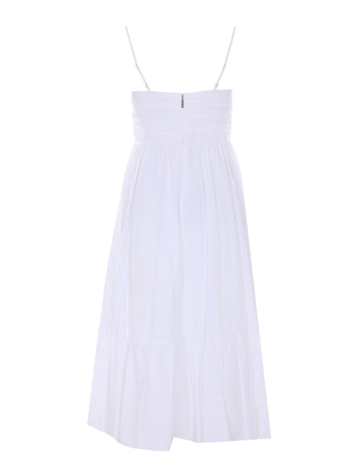 Maxi Dress Michael Kors White Ruffle Dress MICHAEL Michael Kors Maxi Dresses  For Women Online Sale