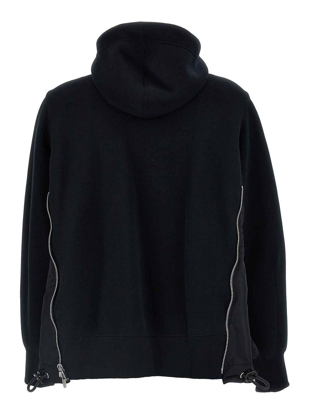 スウェット・トレーナー sacai Zip-up sweatshirts Sacai Hoodies for Women | Online Sale up to 58% off | Lyst