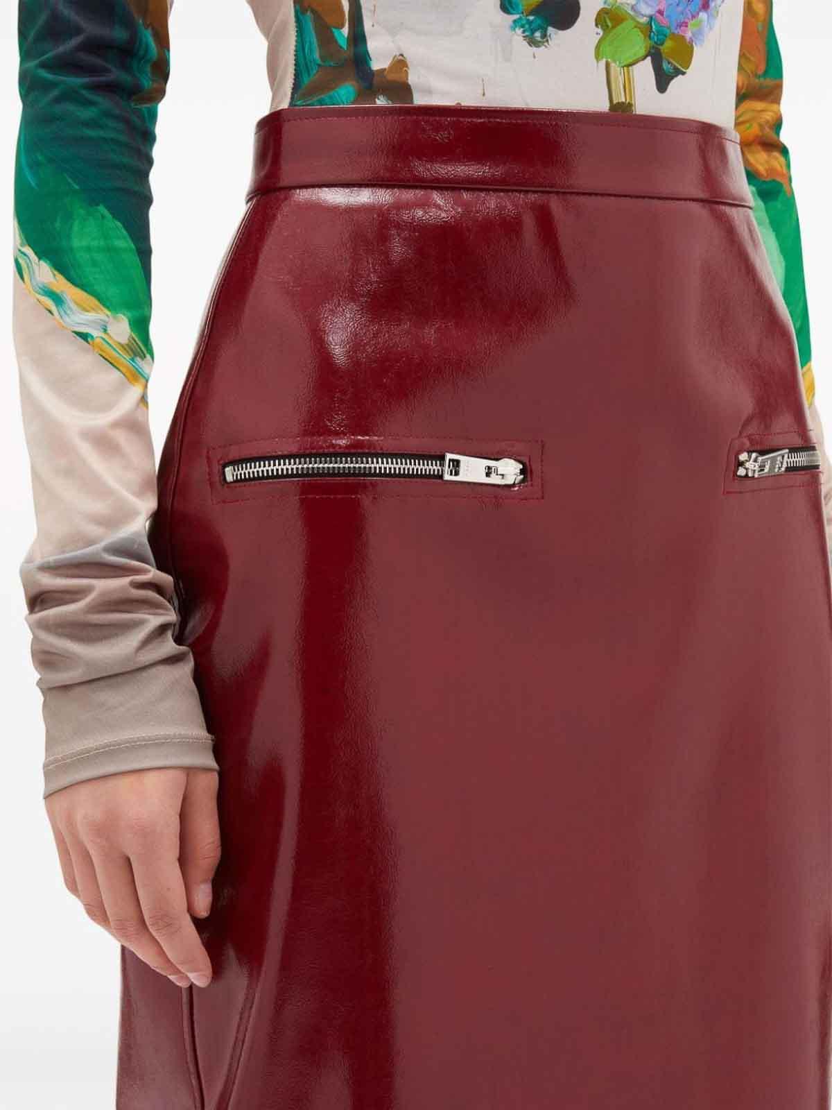 ワンピース MSGM Women Mid Skirts 3842MDA23 25730918 RED Midtown Tennis Skirt | Wilson Sporting Goods