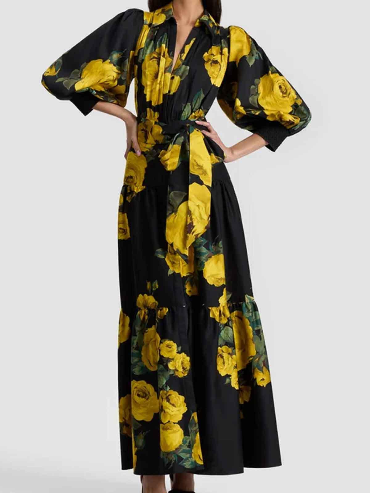 Alice + Olivia Long Dress in Black | Lyst Alice + Olivia Long Dress in Black | Lyst