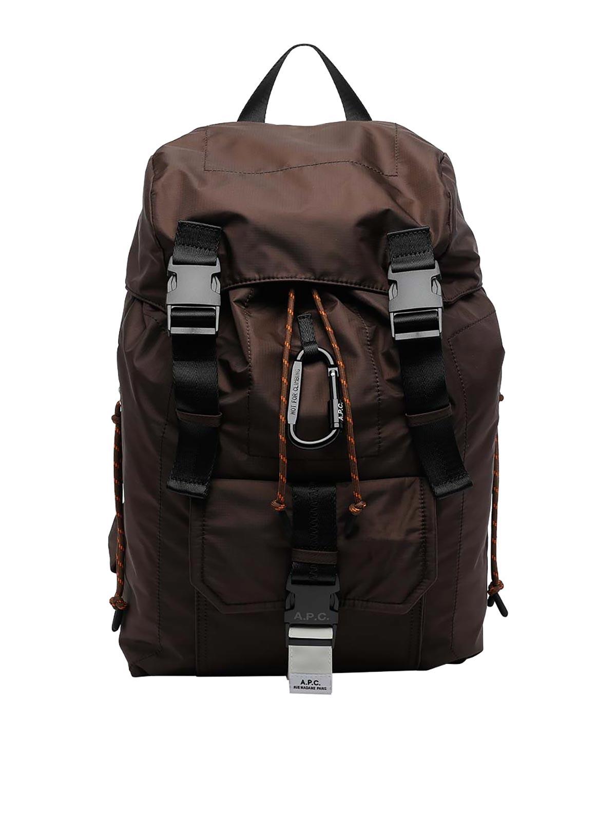 A.P.C. Treck Backpack in Black for Men | Lyst