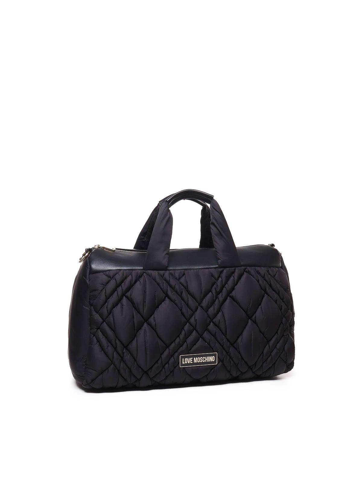 Love Moschino Quilted Bag in Black Lyst
