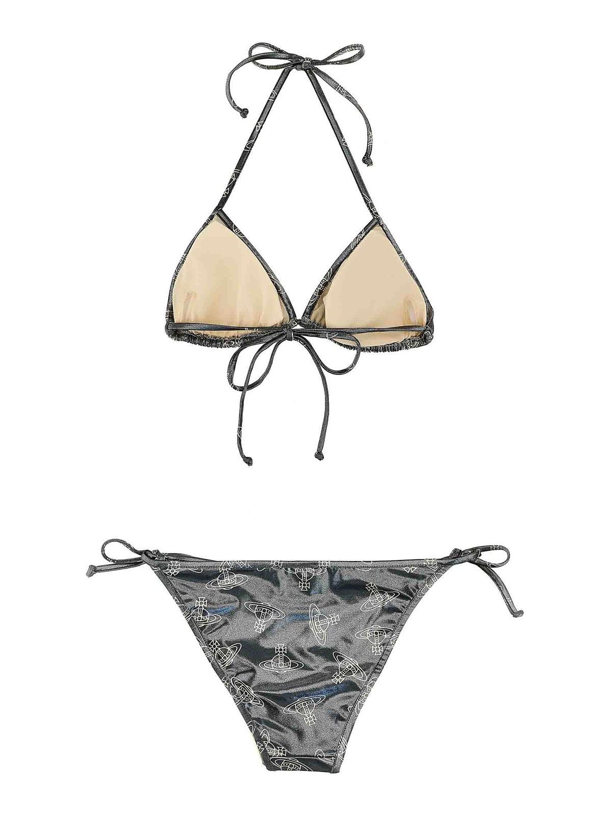 ビキニ Vivienne Westwood Tringle Bikini Vivienne Westwood Triangle Bikini Set | Neutrals | FARFETCH CA