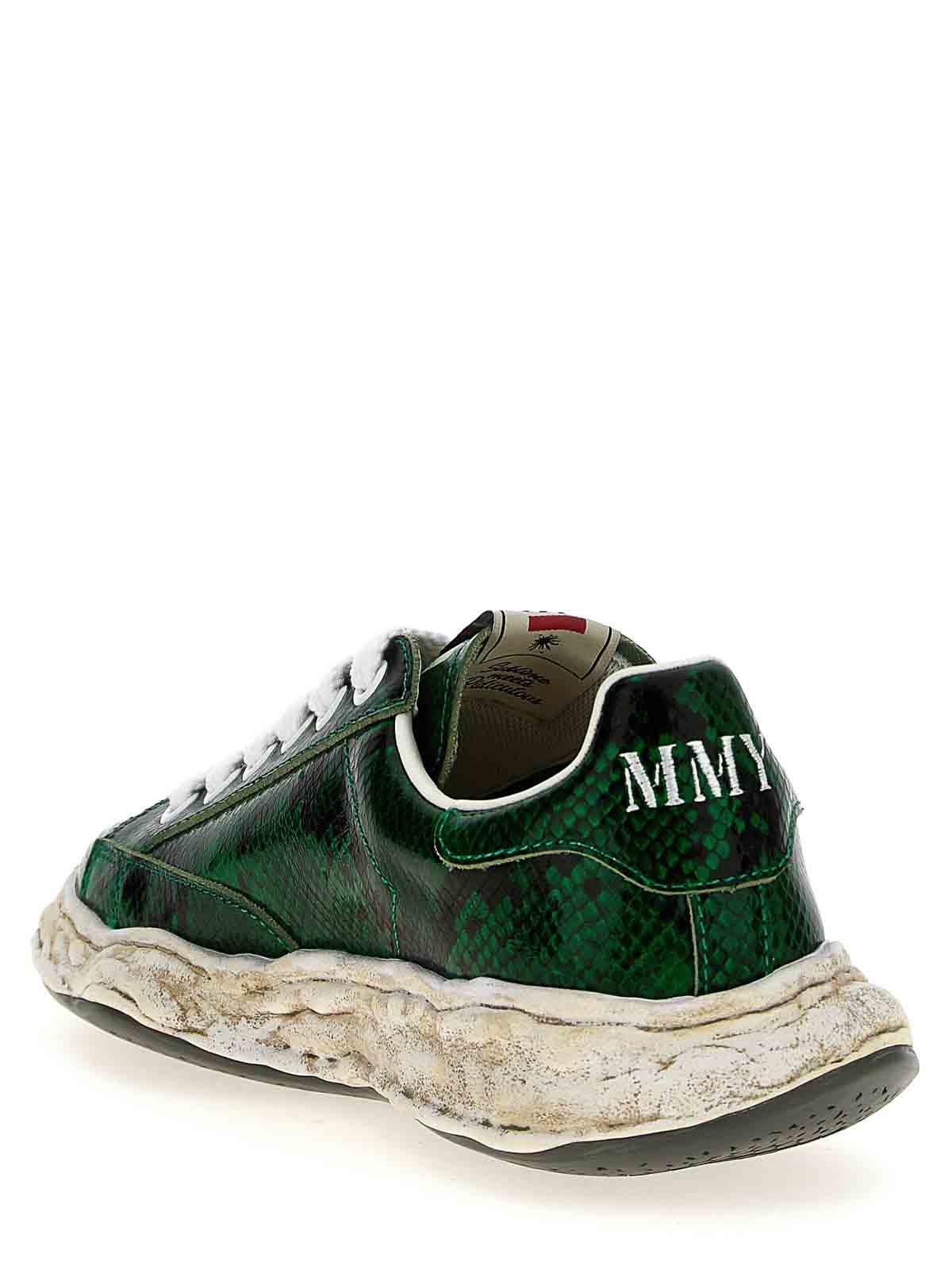 スニーカー MAISON MIHARA YASUHIRO 'Charles' sneakers Green Maison Mihara Yasuhiro Charles Sneakers in Green for Men | Lyst
