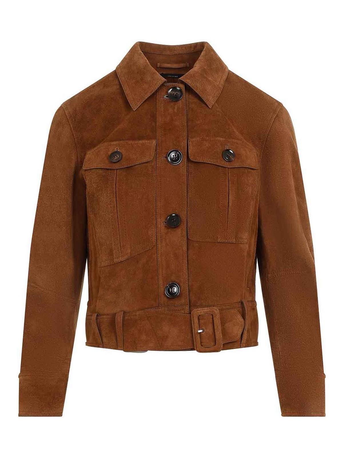レザージャケット・コート TOM FORD CROPPED LEATHER JACKET Tom Ford Leather Jacket | Women's Clothing | Vitkac