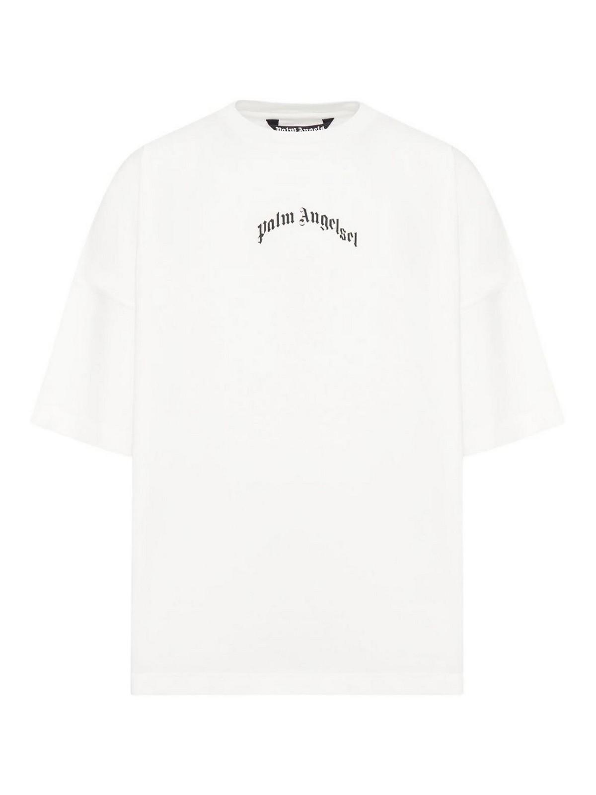 Tシャツ Palm Angels sale Palm Angels Moscow Printed T-shirt - Black | Garmentory