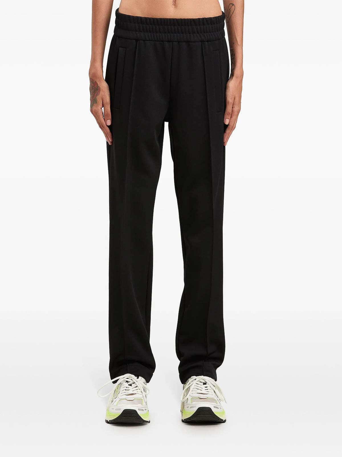 パンツ PALM ANGELS Women Straight Pants PWYB030 GREY Palm Angels Curved Logo Print Sweatpants | Grey | FARFETCH