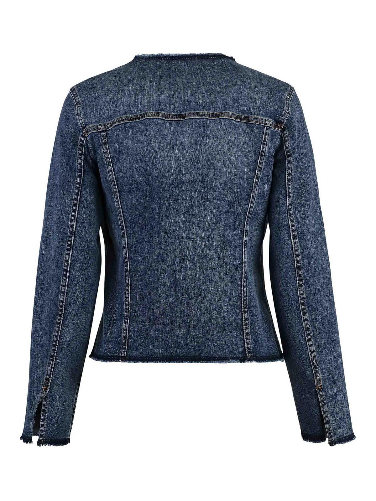 ジャケット SEVEN FOR ALL MANKIND JACKET (JSVK44A0NT LIGHTBLUE) 7 For All Mankind Jackets for Women | Online Sale up to 78