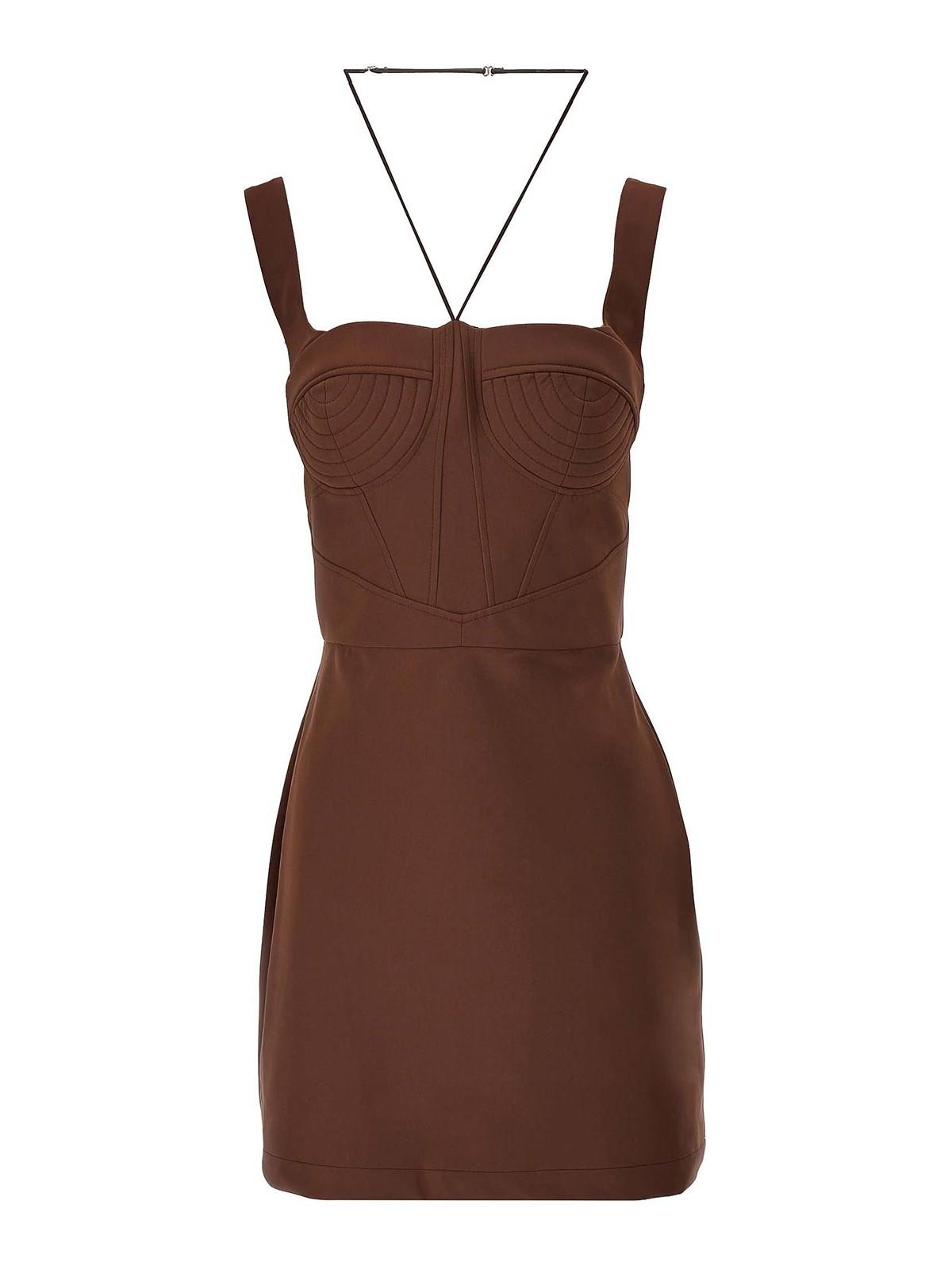 ワンピース NENSI DOJAKA 'Maddie' dress Brown Nensi Dojaka Maddie Dress in Brown | Lyst