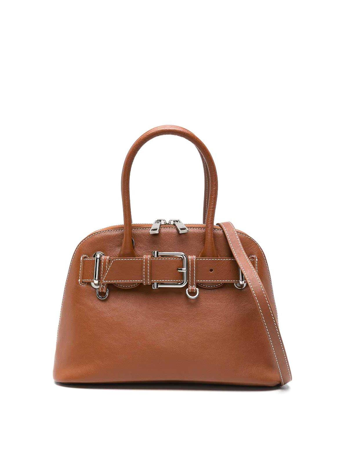 【関税込み】OSOI タン ミニ Zip Brocle バッグ OSOI＞ZIP BROCLE MINI バッグ TAN（ショルダーバッグ）｜OSOI