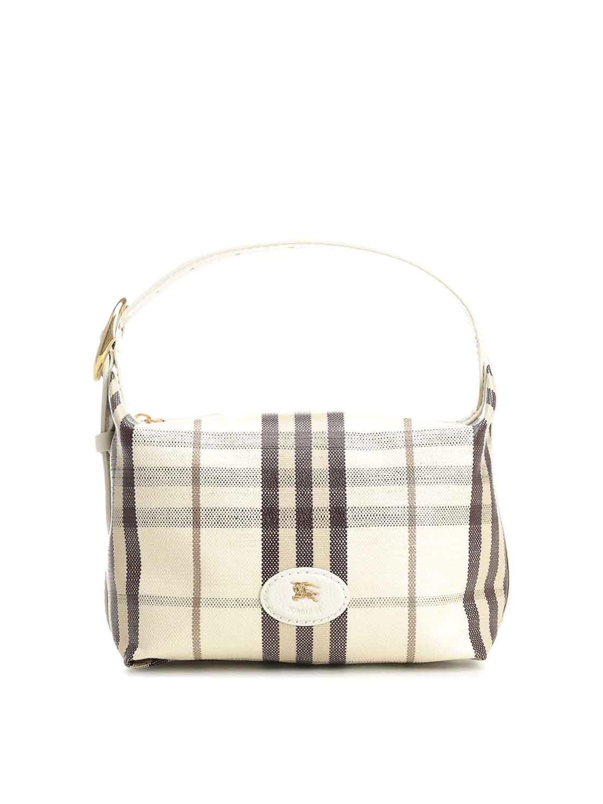 White Burberry Bags for Women | Lyst