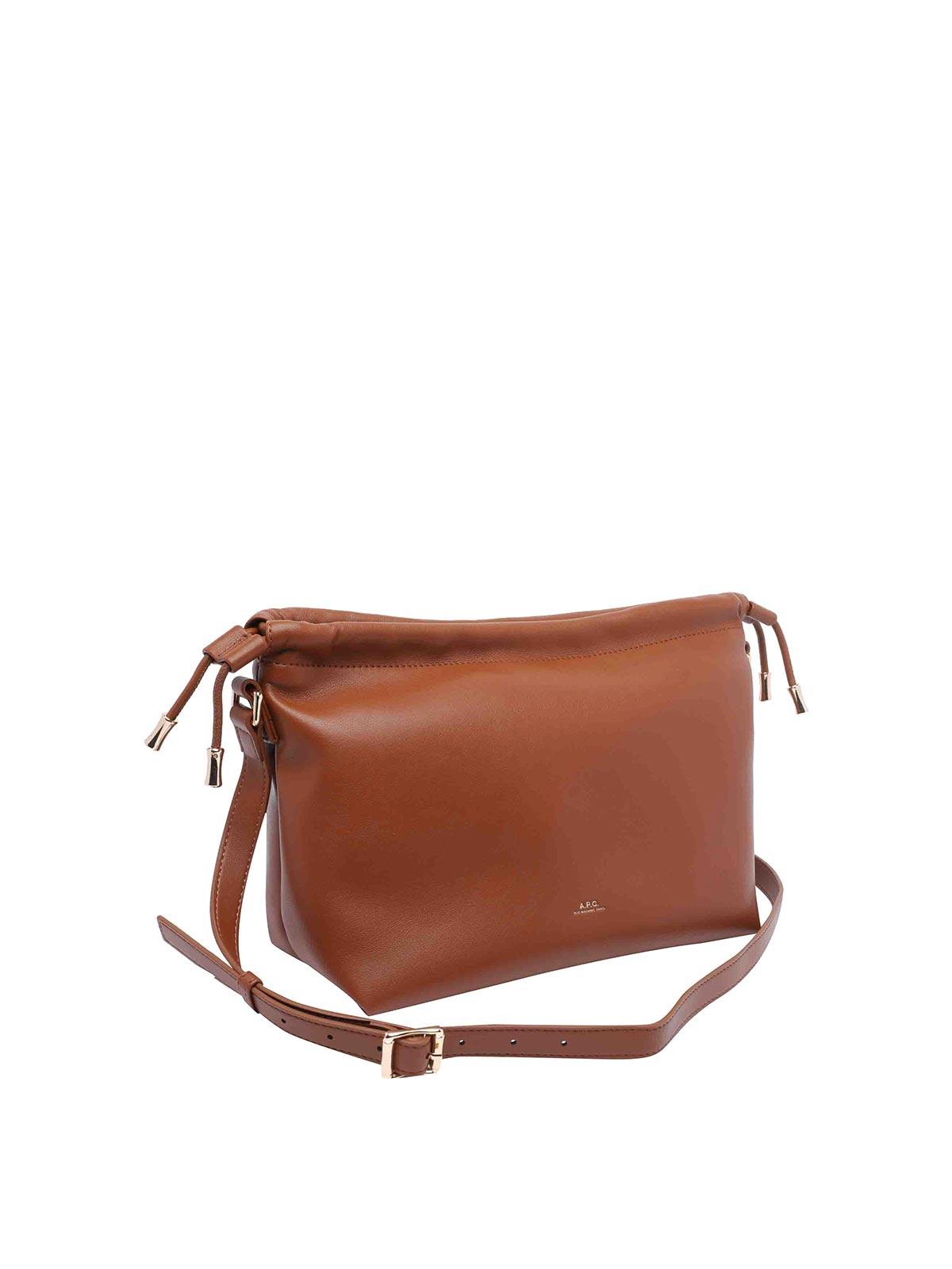 【A.P.C. 】Sac Ana Bucket Bag サックアナ バケットバッグ 茶 A.P.C. 】Sac Ana Bucket Bag サックアナ バケットバッグ 茶