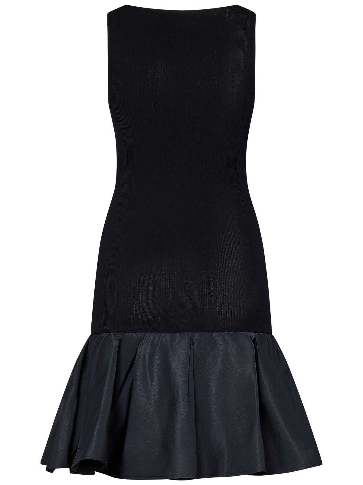 Nina Ricci>>シック ミニドレス 新品タグ付き】NINA RICCI ベルベットストラップ付きレース製