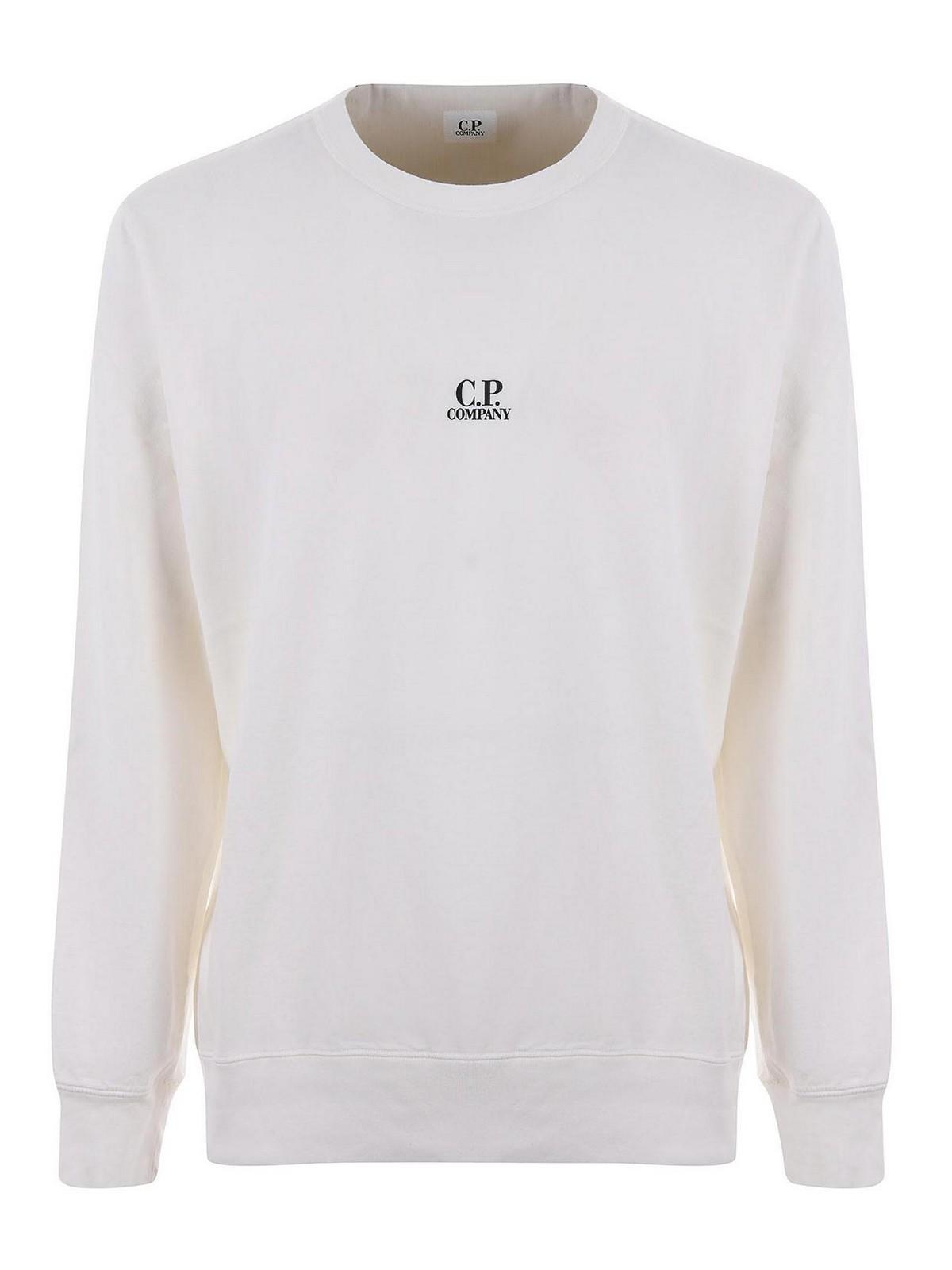 C.P. Company Sweatshirt in White for Men Lyst UK