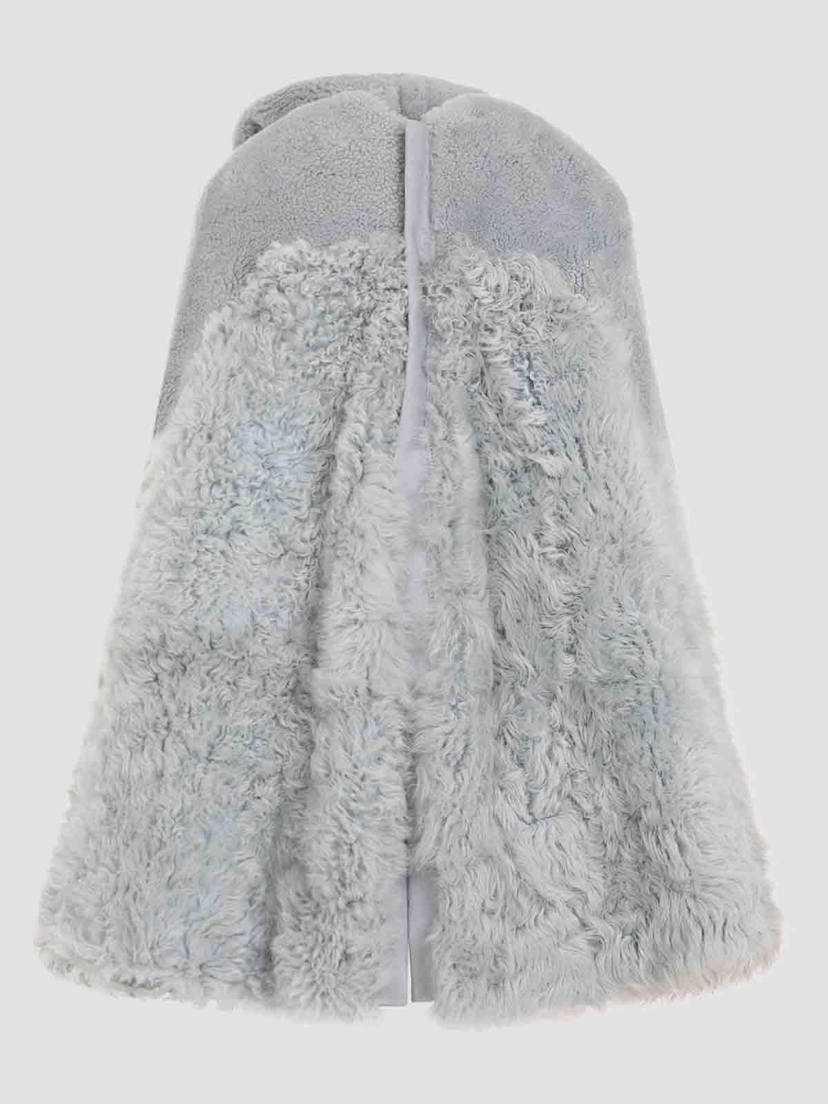 ポンチョ・ケープ RICK OWENS SHORT MASTO SHEARLING CAPE RICK OWENS | SHORT MASTO CAPE