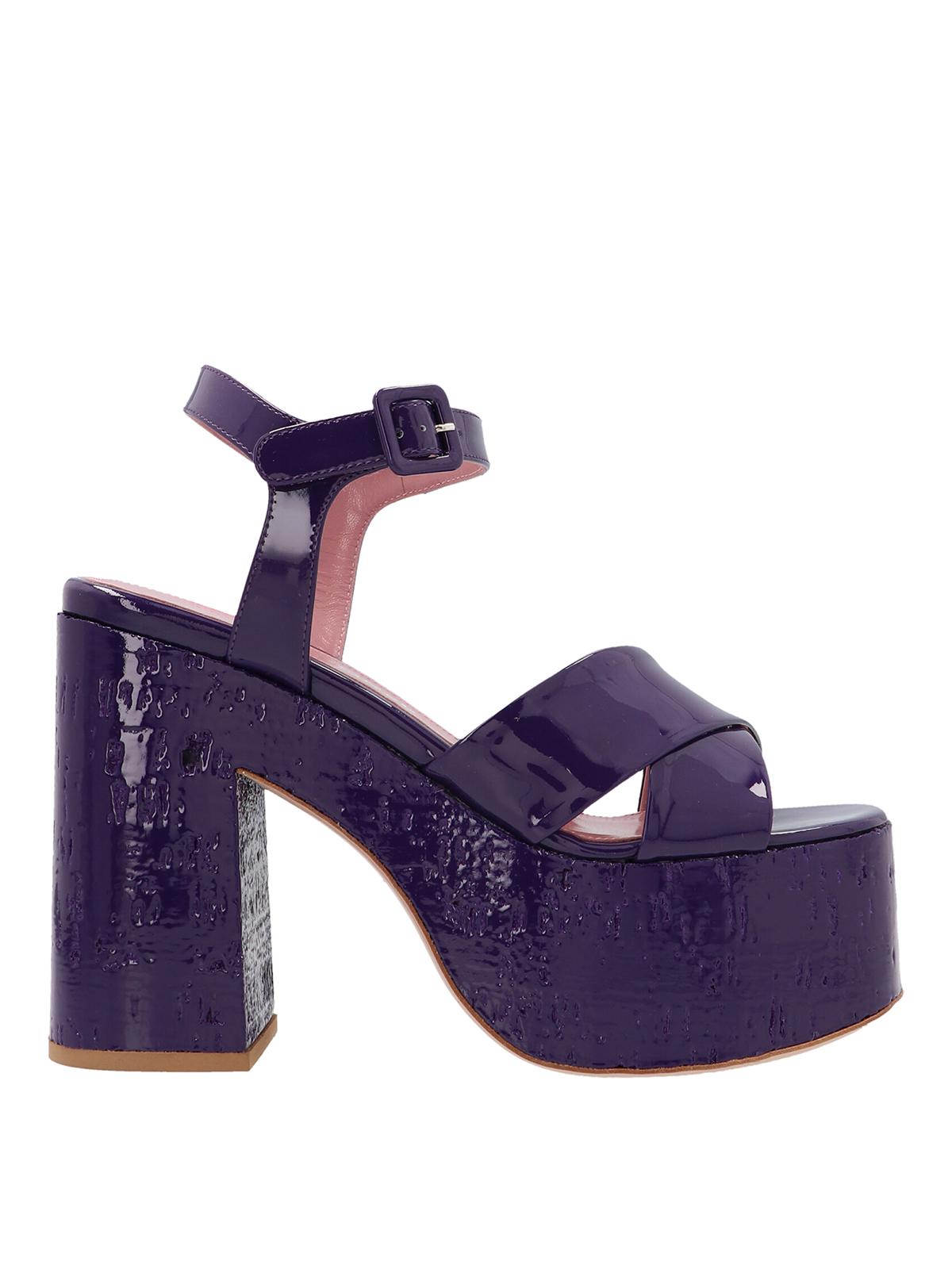 HAUS OF HONEY Sandal in Purple | Lyst