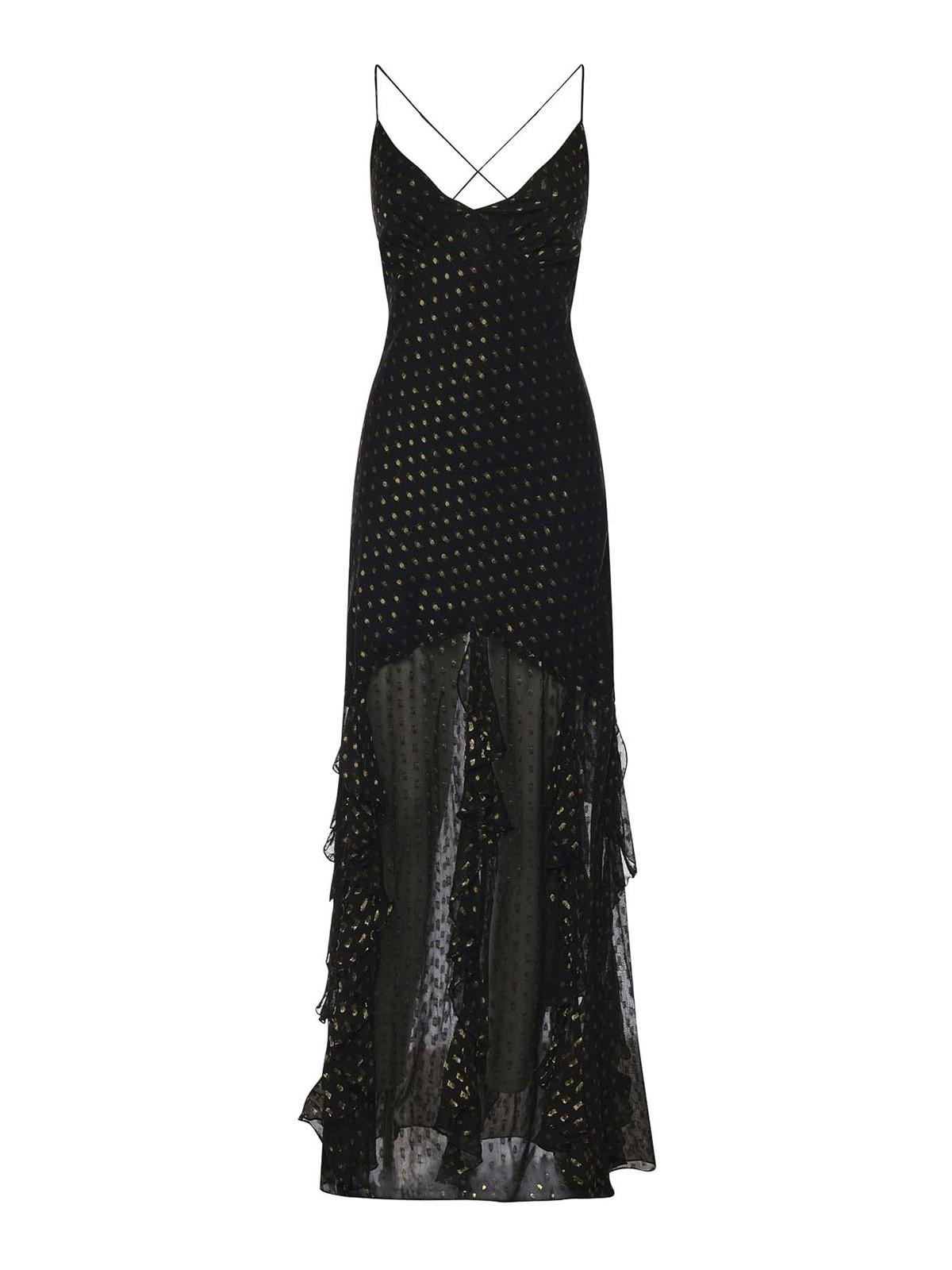 chinese dress ladies For Love and Lemons - Revolve Bustier Gown Black (Medium) – Goldie's main image 1