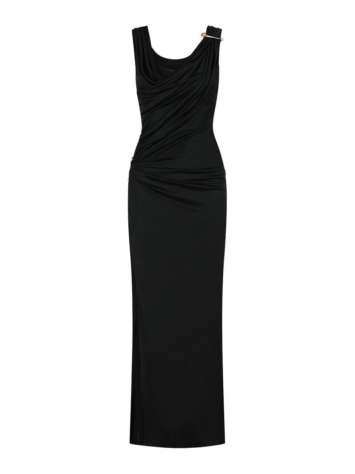 ワンピース Versace Black Stretch Viscose Dress Versace Dresses for Women | Online Sale up to 79% off | Lyst