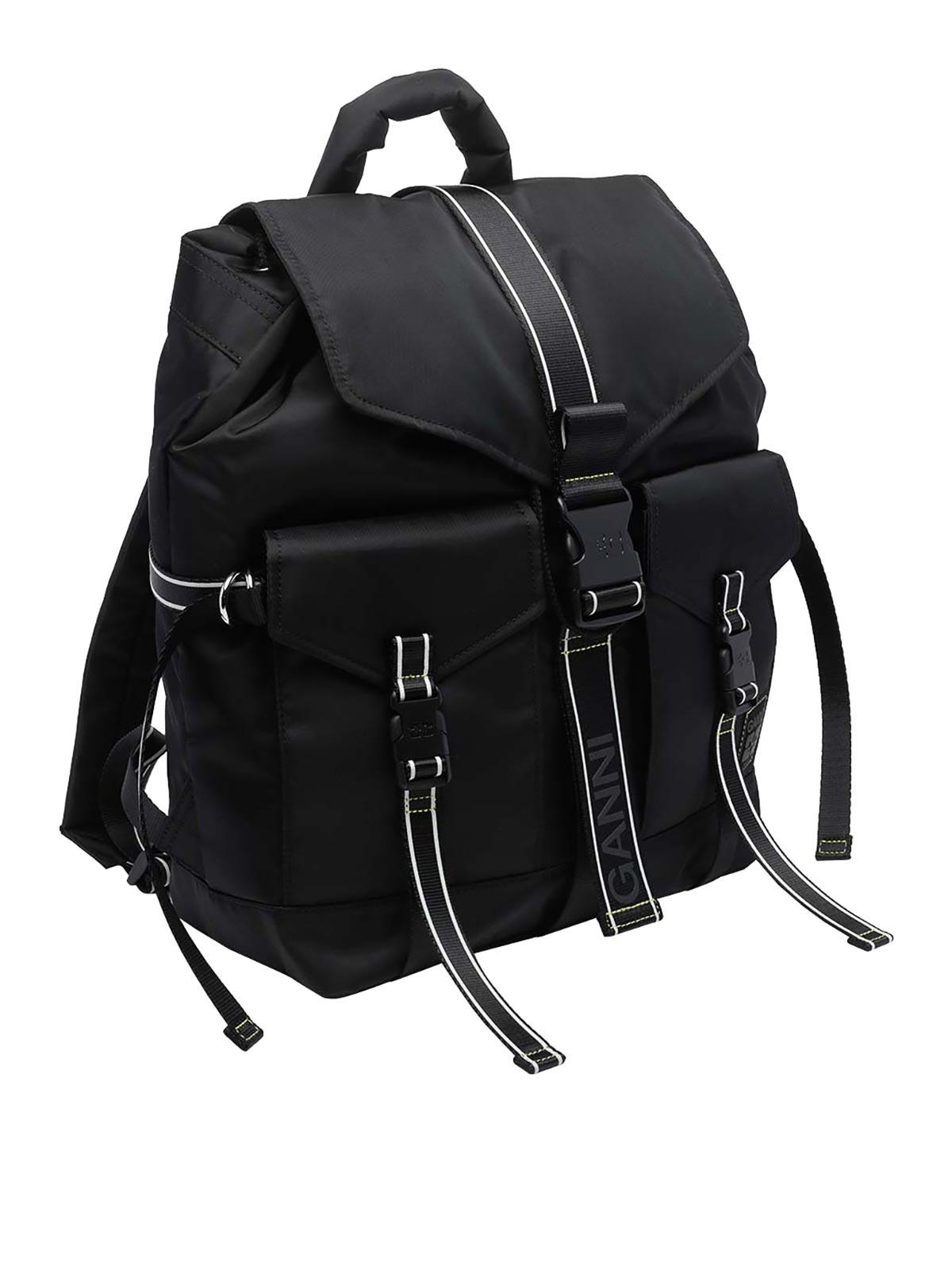 Black Ganni Backpacks for Women | Lyst