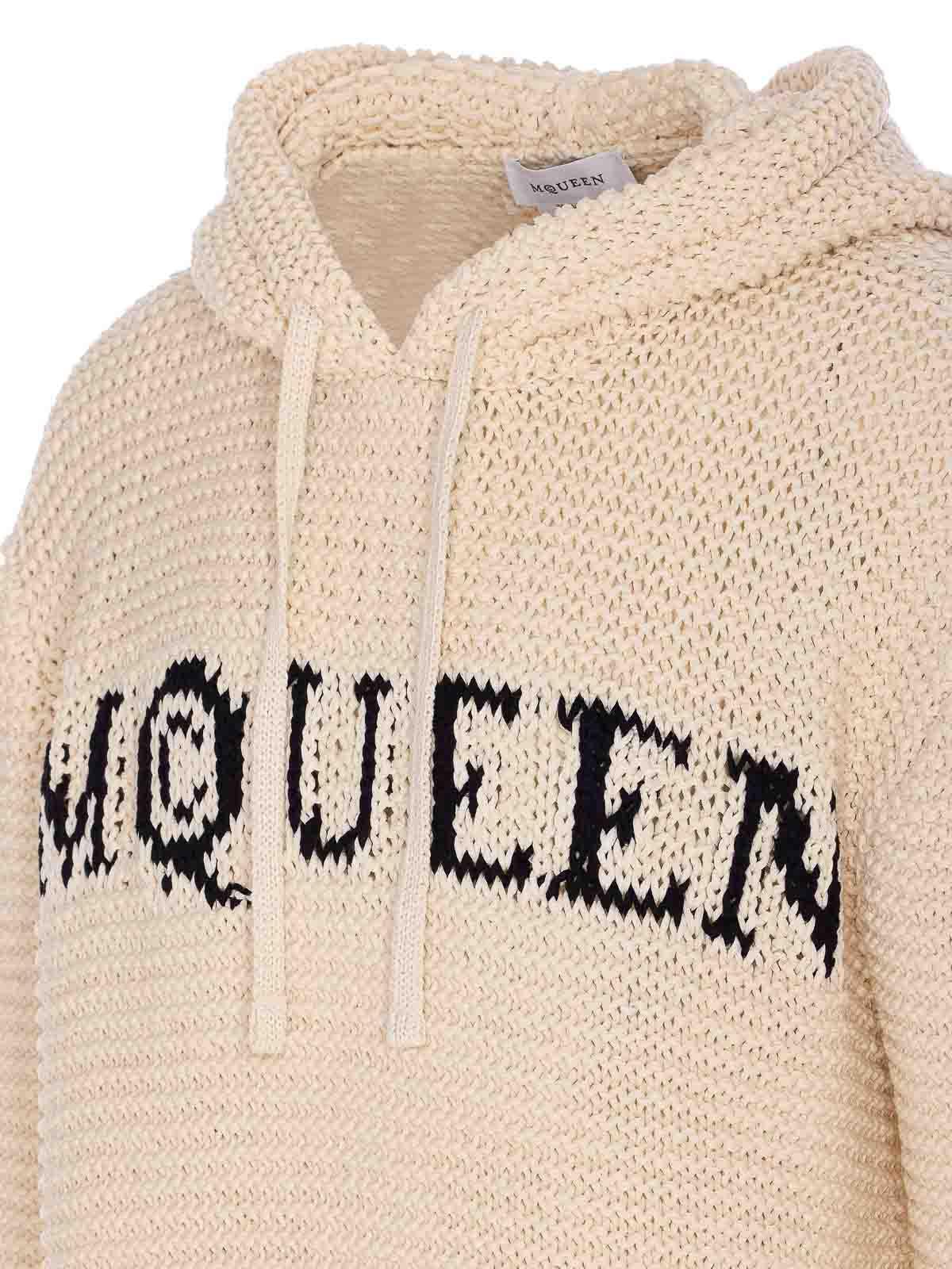 Hoodie Alexander Mcqueen Beige パーカー・フーディ ALEXANDER