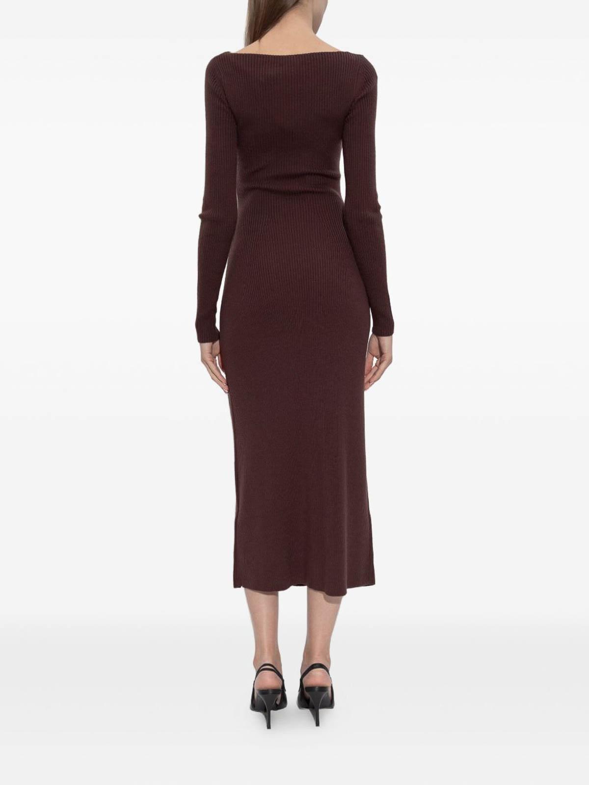grey off the shoulder bodycon dress Shop Cream One Off-Shoulder Full Sleeved Bodycon Dress - for Women |  OUTZIDR main image 0