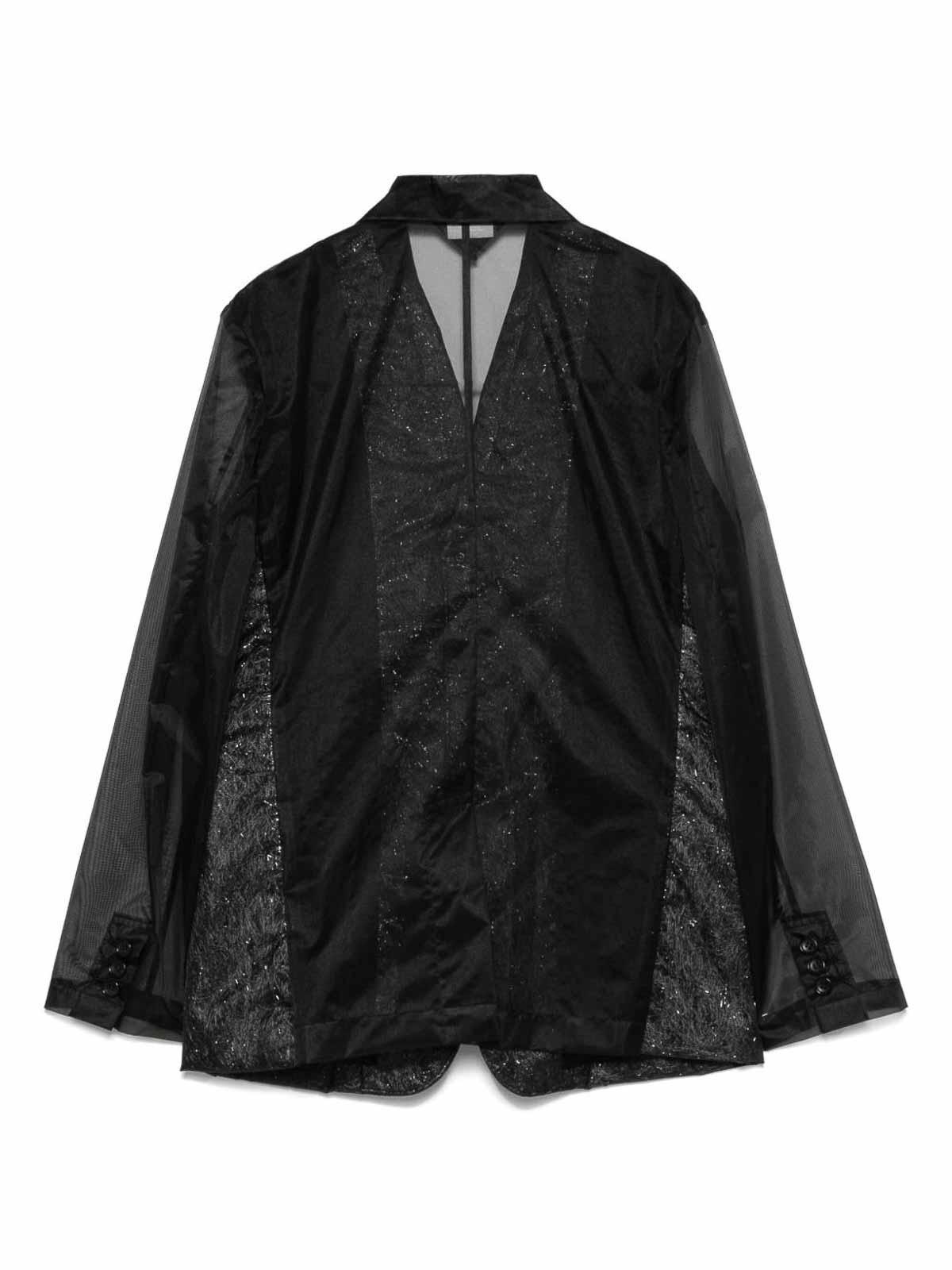 ジャケット COMME DES GARCONS CHIFFON BLAZER JACKET COMME DES GARCONS | FLORAL CHIFFON JACKET
