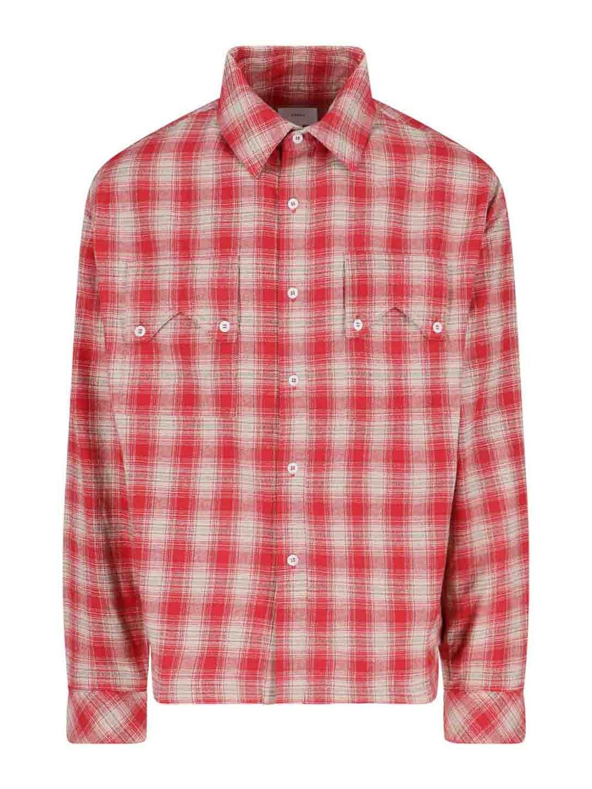 シャツ RHUDE Men Shirt Red RHPS24SR04174362 0362 Rhude Outlet: Shirt men - Red | Rhude shirt RHPS24SR04174362