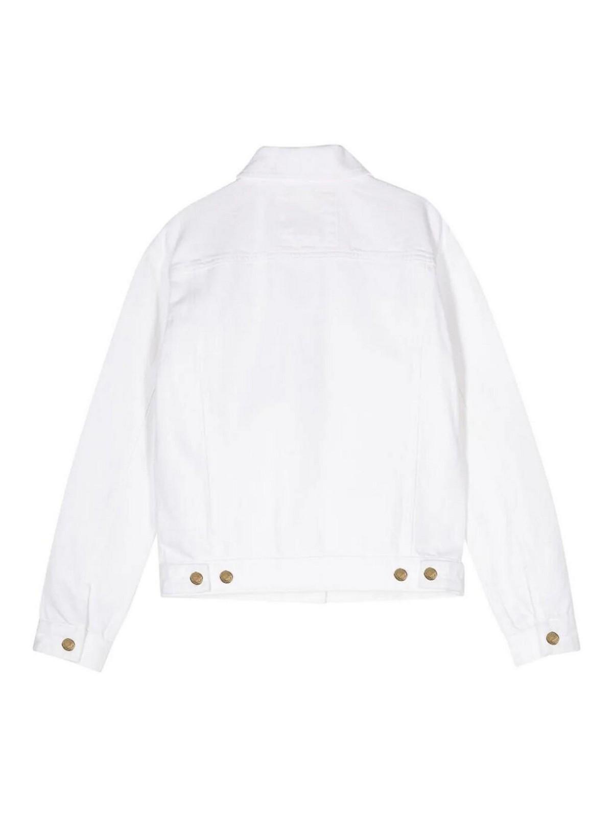 Michael Kors Denim Jacket in White Lyst