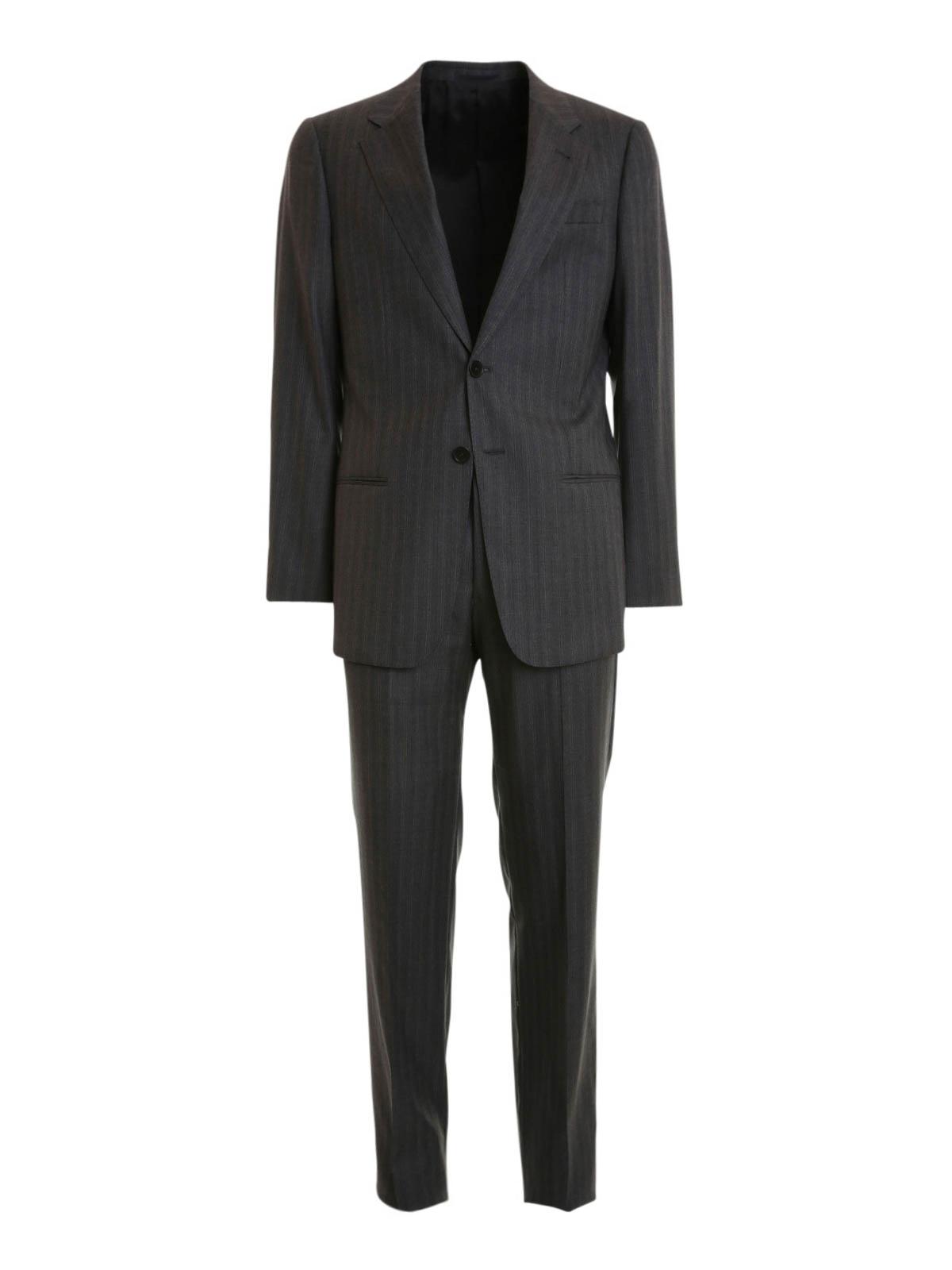 Armani pinstripe store suit