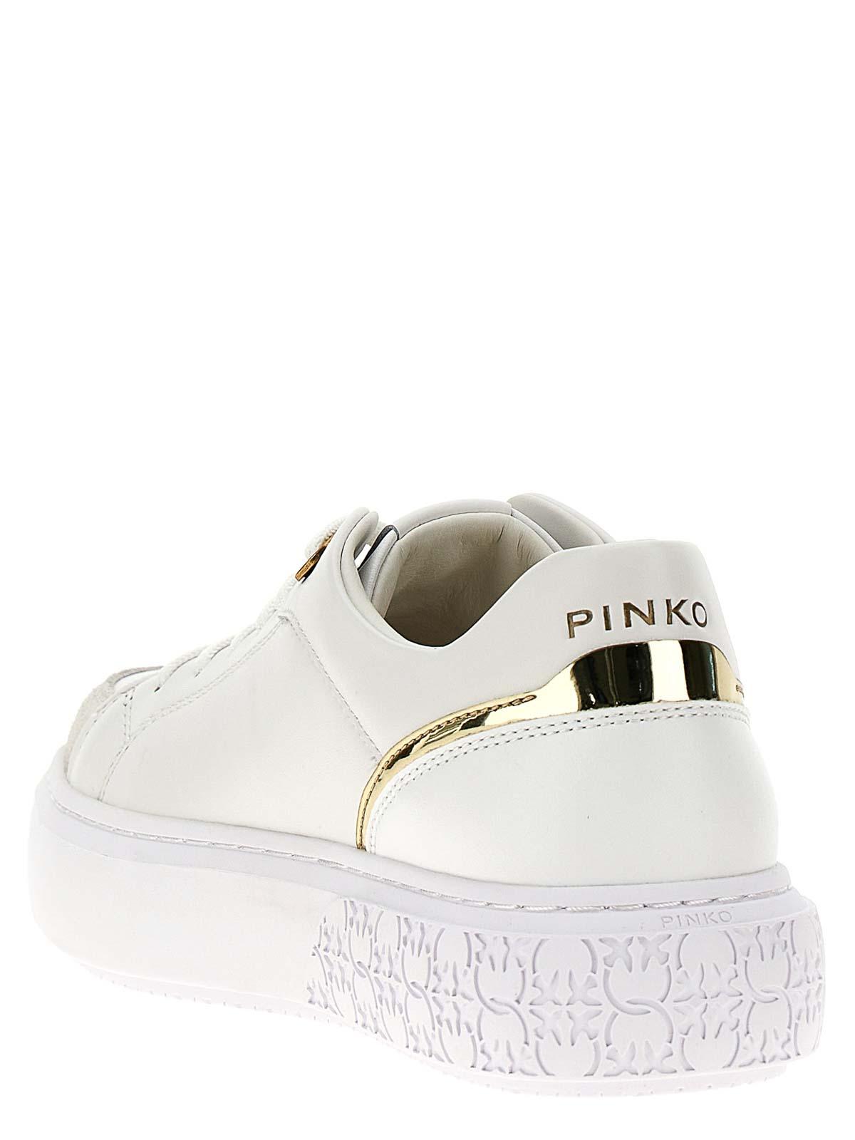 【関税&送料込】Pinko Sneakers White Sneaker White Pinko - Le Follie Shop