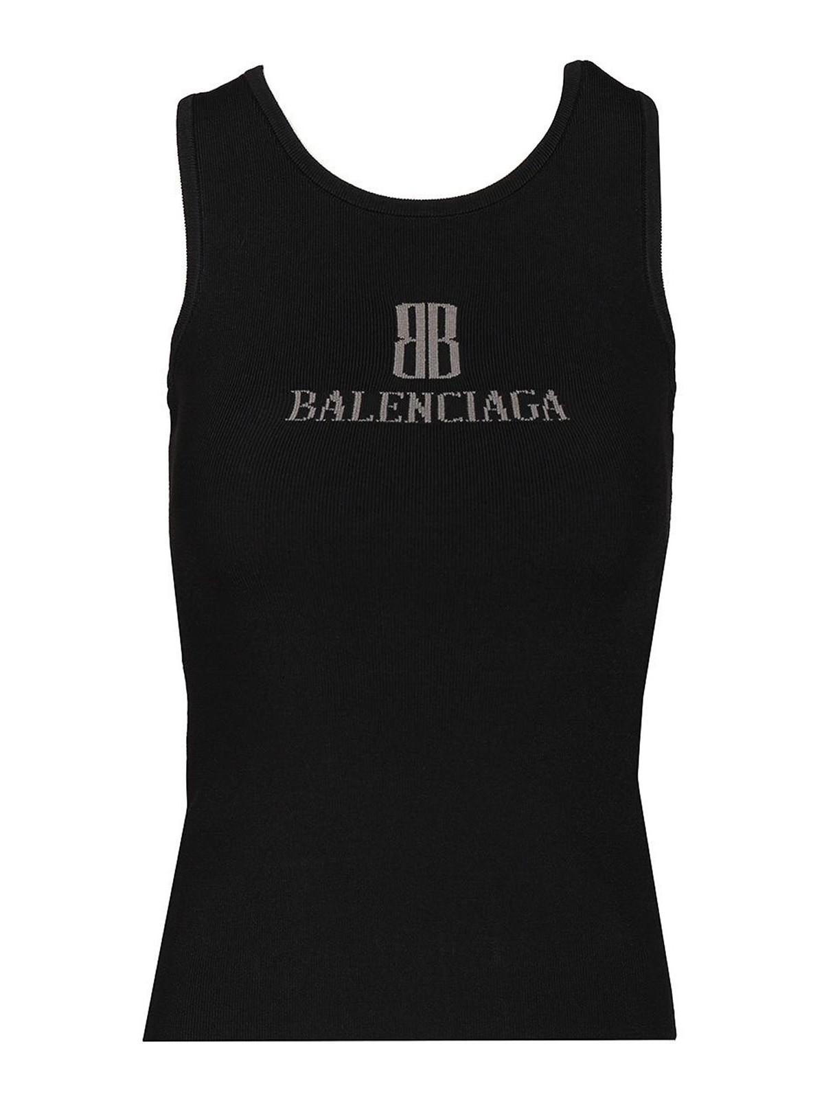 Balenciaga Sleeveless and tank tops for Women | Online Sale up to