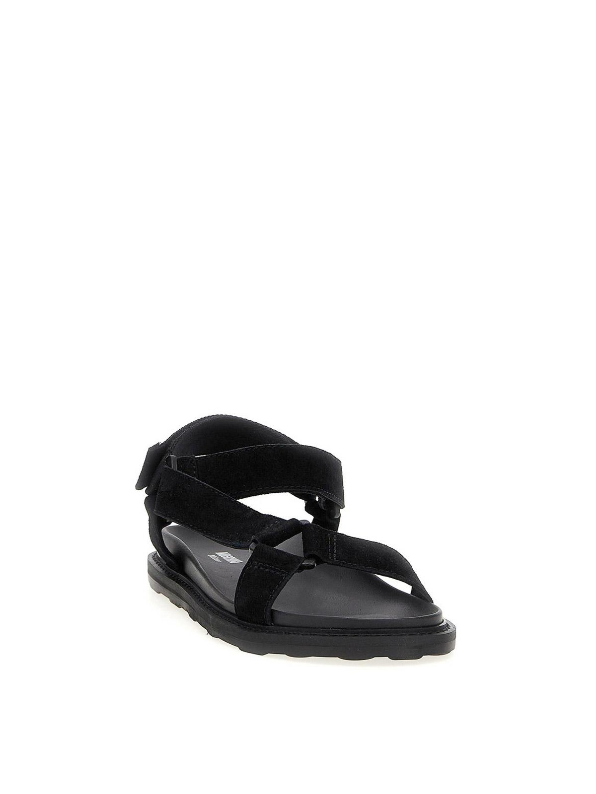 サンダル MOSCHINO Men Sandals MB10664C0M GB0 000 Black Moschino EN | Men's designer sandals and mules